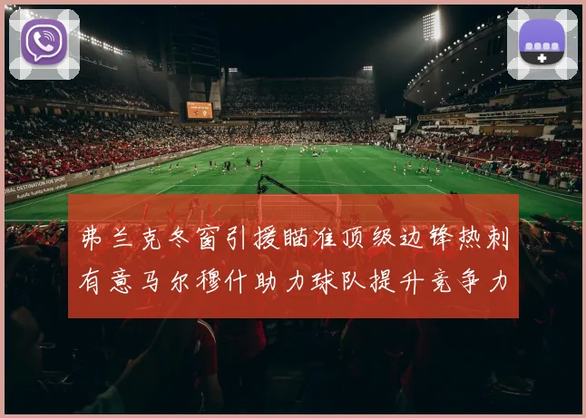 弗兰克冬窗引援瞄准顶级边锋热刺有意马尔穆什助力球队提升竞争力